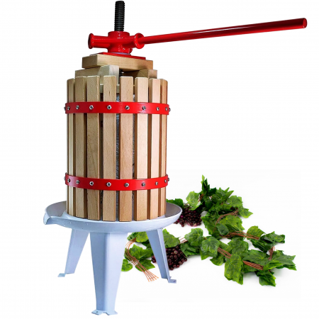 Teasc manual de lemn pentru struguri DRK, 30 L, 180kg/h [0]