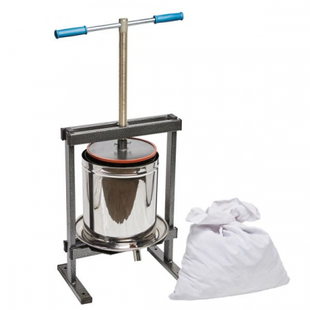 Gradina - Teasc/Presa struguri Vilen Inox 15 L cu picioare, Ucraina Traditional