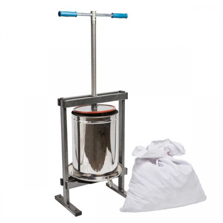 Teascuri - Teasc/Presa struguri Vilen Inox 20 L, cuva dubla, Ucraina Traditional