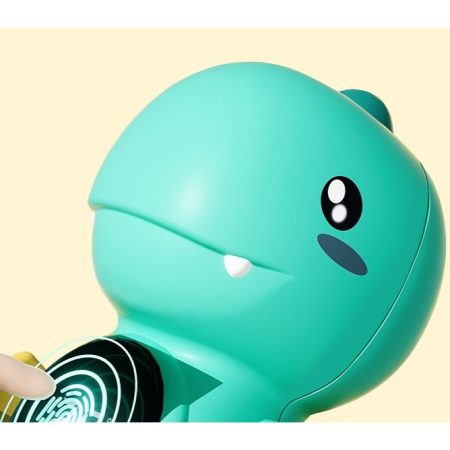 Termometru Electronic LED pentru Baie, Plutitor, Rezistent la apă, IPX7, Multifunctional, 3 Trepte de Temperatura, Model Dinozaur, 12x7cm, Verde [2]