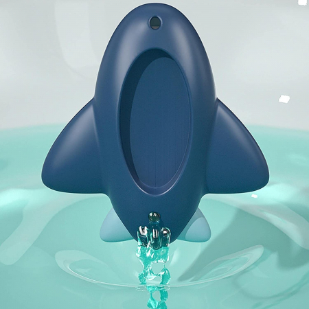 Termometru pentru Baie, Flippy, Plutitor, Rezistent la apa, Multifunctional, Model Avion, 11x10x4 cm, Albastru [3]