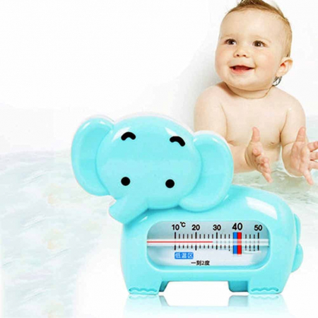 Termometru pentru Baie, Flippy, Plutitor, Rezistent la apa, Multifunctional, Model Elefant, 11.5x9x2 cm, Albastru [2]