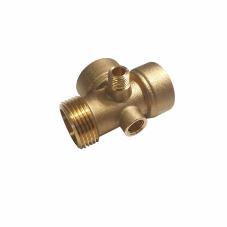 Teu de lagatura din alama cu 5 cai 7cm 170g, Elefant [1]