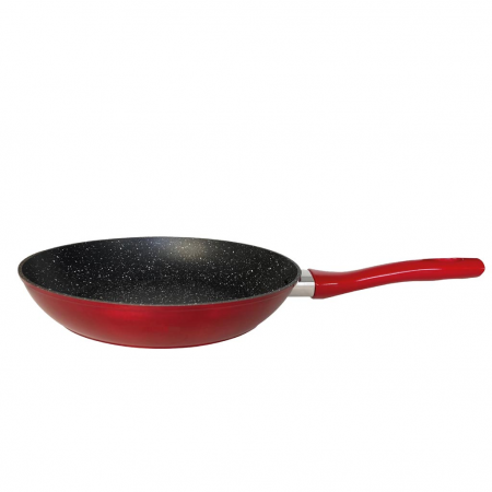 Bucatarie si electrocasnice - Tigaie cu acoperire din marmura CF-FFP30-Red, anti zgarieturi, 30cm