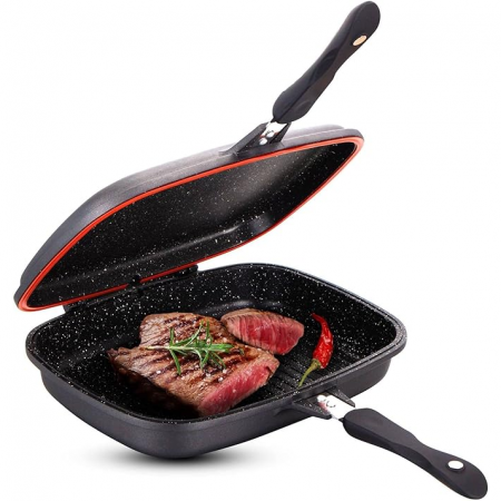 Tigaie dubla CF-DG32, acoperire din marmura,32cm [2]