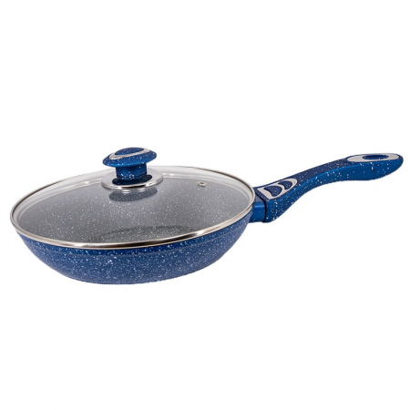 Pentru Casa si Camping - Tigaie universala Wellberg, cu interior antiaderent, diametru 24 cm, WB-2266-24B