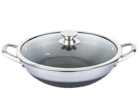 Lichidare Tigaie WOK Ultra de inox CF-PW32, anti zgarieturi, 32cm [1]