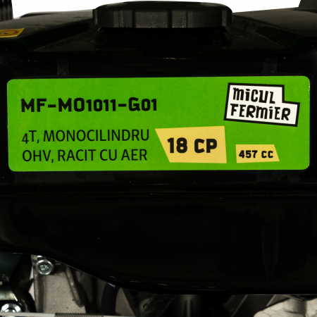 Tocator crengi Micul Fermier, motor benzina 18CP, diametru maxim de taiere Ø120mm, cu carlig de remorcare, pentru brichete [8]