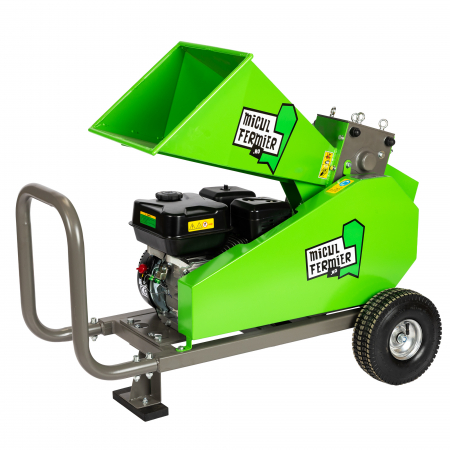 Gradina - Tocator de crengi Micul Fermier, motor benzina 7 CP, 60 mm diametru maxim de taiere, pentru brichete