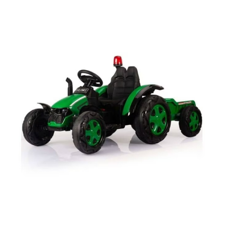 Masinute, vehicule pentru copii - Tractor electric cu pedale pentru copii si cu remorcă xxl, RDB200