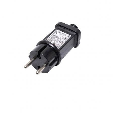 Accesorii si componente craciun - Transformator Instalatie Flippy, Standard European, Pentru Interior/Exterior, 8 Functii, 4.5V / 6W, Negru