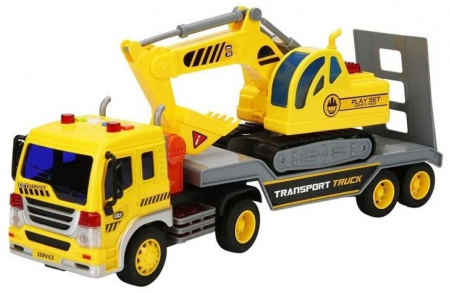 Jucarii, Copii & Bebe - Transportor cu lumini si sunete, Maxx Wheels