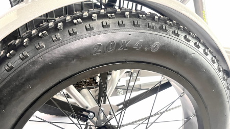 Tricicleta adulti,Fat cauciuc cu cos 20 inch Gri T2001 [9]