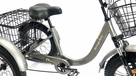 Tricicleta adulti,Fat cauciuc cu cos 20 inch Gri T2001 [3]