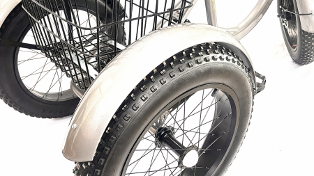 Tricicleta adulti,Fat cauciuc cu cos 20 inch Gri T2001 [8]