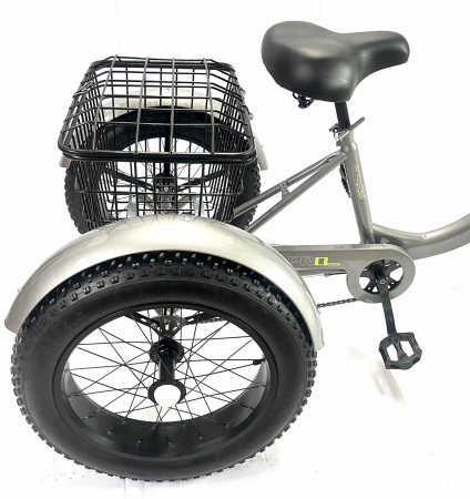 Tricicleta adulti,Fat cauciuc cu cos 20 inch Gri T2001 [5]