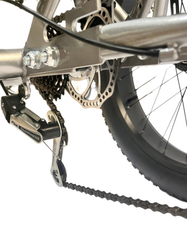 Tricicleta adulti, Fat cauciuc cu cos 24 inch Gri T2401 [2]