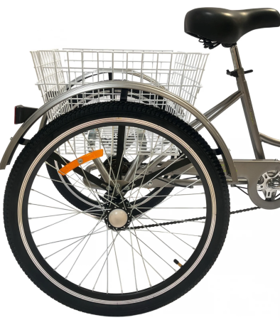 Tricicleta adulti, roti 24' Gri T2402 [3]