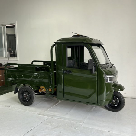 Tricicleta electrica Ektro KH01, fara permis cu cabina, Motor 2000W, Autonomie 70km, Acumulator 72V 52Ah, Greutate suportata pana la 774Kg [4]