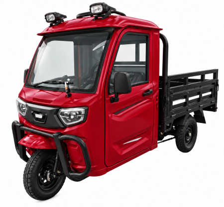 Tricicleta electrica cu remorca basculabila si cabina deschisa Blade TX-700, Motor 1200W, Autonomie pana la 50km [2]