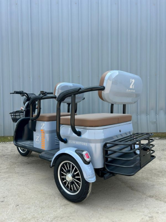 Tricicleta electrica V6 fara permis cu 2 locuri si spatiu mare de depozitare – Motor 1800W, Baterie 72V24Ah, Autonomie 60km [2]