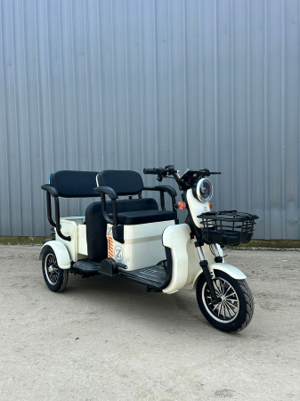 Tricicleta electrica V6 fara permis cu 2 locuri si spatiu mare de depozitare – Motor 1800W, Baterie 72V24Ah, Autonomie 60km [3]