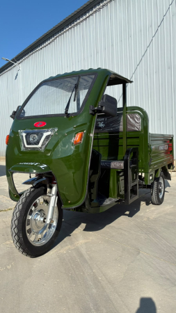 Tricicleta Electrica Knight Z, Cabina cu Parbriz, Bena mare 160x105, Autonomie 70 km, Motor 1500W, 72V/58Ah, fara permis [9]