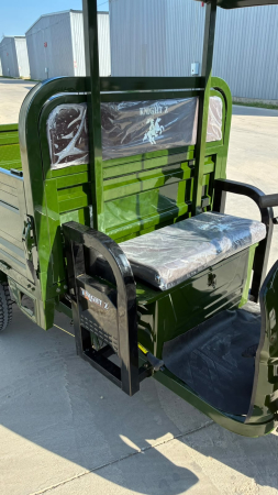 Tricicleta Electrica Knight Z, Cabina cu Parbriz, Bena mare 160x105, Autonomie 70 km, Motor 1500W, 72V/58Ah, fara permis [6]