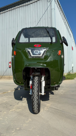 Tricicleta Electrica Knight Z, Cabina cu Parbriz, Bena mare 160x105, Autonomie 70 km, Motor 1500W, 72V/58Ah, fara permis [10]