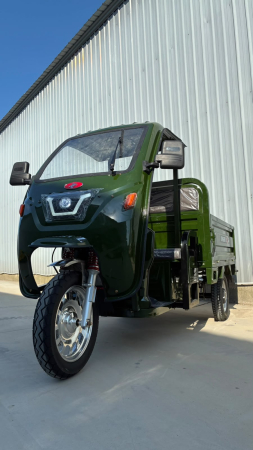 Tricicleta Electrica Knight Z, Cabina cu Parbriz, Bena mare 160x105, Autonomie 70 km, Motor 1500W, 72V/58Ah, fara permis [8]