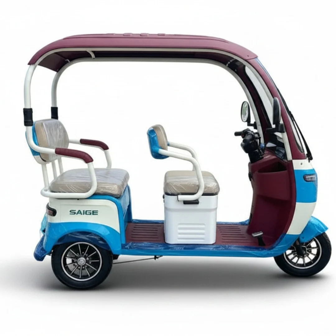 Tricicleta Electrica SAIGE XC, Motor 1800W, Autonomie 60-80 km, Viteza 25 km/h, Baterie 72V 20Ah, fara permis [4]