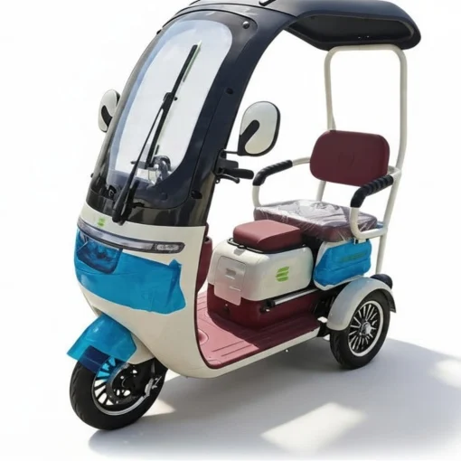 Fără permis - Tricicleta Electrica SAIGE XY – Motor 1000W, Autonomie 50-70 km, Baterie 60V 20Ah, Viteza 25 km/h, fara permis