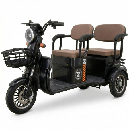 Tricicletă Electrică V6 1800W, 72V 20Ah – Fără Permis, 2 Locuri, Autonomie 80 km, Spațiu Generos Depozitare [17]
