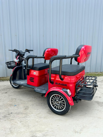 Tricicletă Electrică V6 1800W – Fără Permis, 2 Locuri, Autonomie 80 km, Spațiu Generos Depozitare [9]