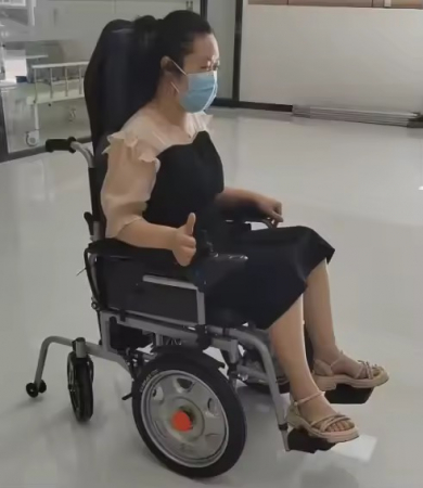 Scaun cu Rotile Electric Pliabil, Baterie 12Ah, Joystick Control, Autonomie 15–20 km, Model EK01 Negru [4]