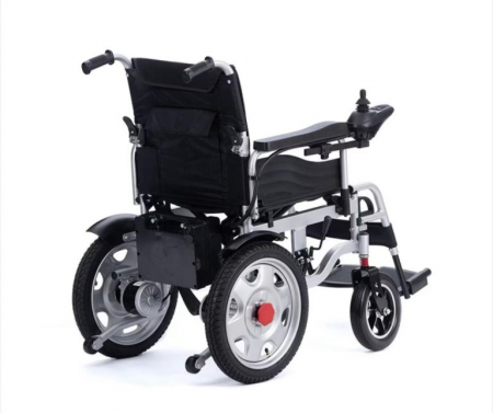 Scaun cu Rotile Electric Pliabil, Baterie 12Ah, Joystick Control, Autonomie 15–20 km, Model EK01 Negru [2]