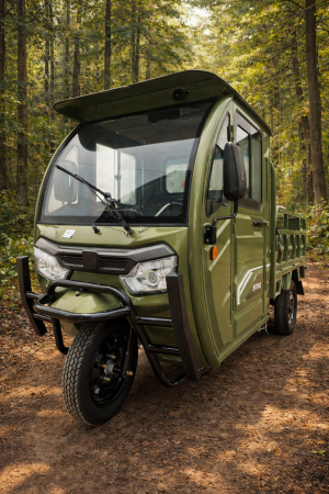 *CU TRANSPORT GRATUIT*Tricicleta electrica WRTKH01  FARA PERMIS cu cabina inchisa, fara permis, Motor 2000W,  Baterii  72V 52Ah, Autonomie 70km, Greutate suportata pana la 774Kg [2]