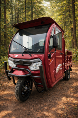 *CU TRANSPORT GRATUIT*Tricicleta electrica WRTKH01  FARA PERMIS cu cabina inchisa, fara permis, Motor 2000W,  Baterii  72V 52Ah, Autonomie 70km, Greutate suportata pana la 774Kg [1]