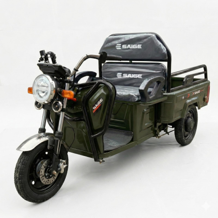 Tricicleta electrica XPB1600 cu remorca basculabila 1600W, fara permis,25km/h, baterie 72V32Ah, autonomie 70 km [13]