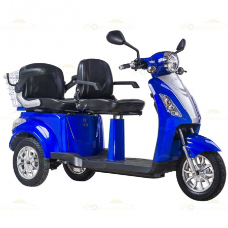 Fără permis - Tricicleta electrica Ztech ZT-18 TRILUX autonomie 60 Km viteza maxima 25 km/h putere 1000W acumulator 20Ah/60V nu necesita permis