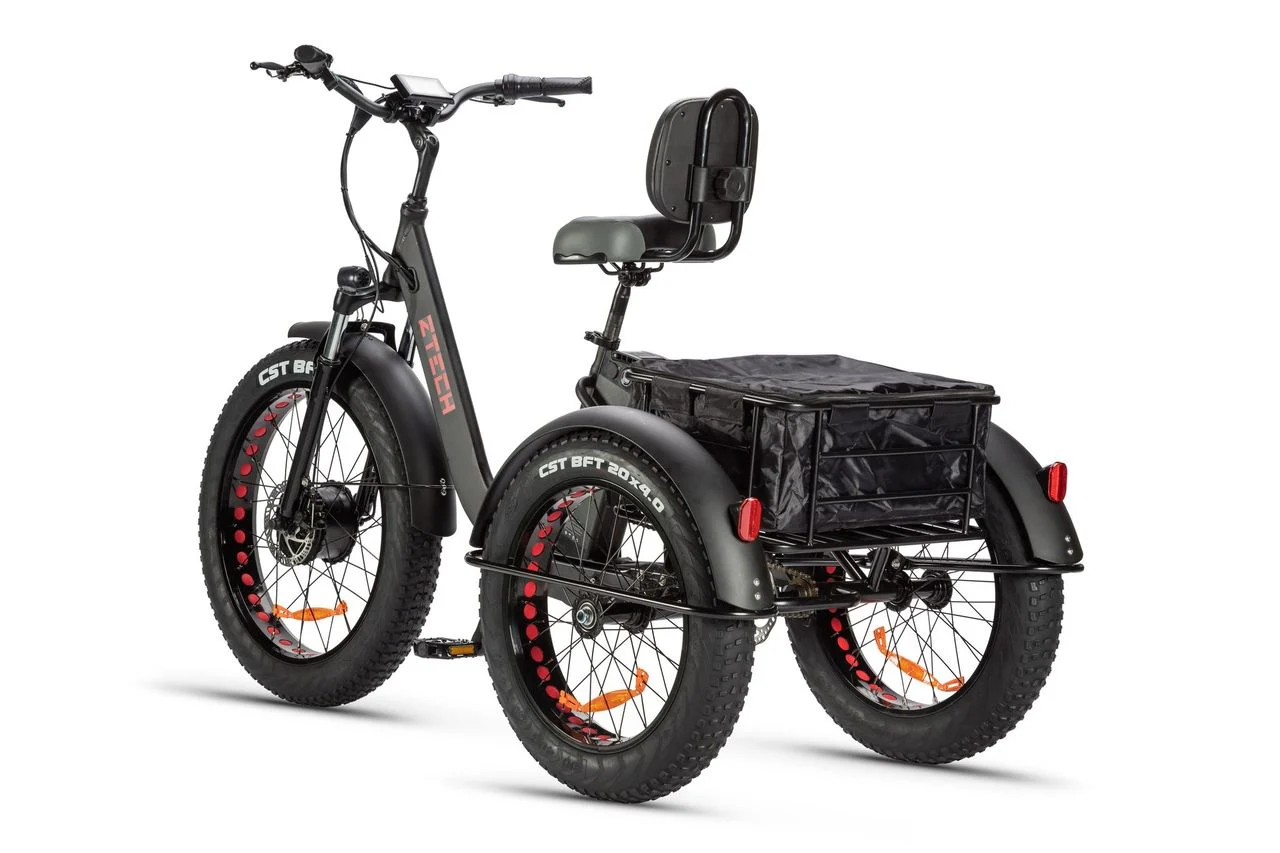 Tricicleta electrica Ztech ZT-80-A MINI autonomie 45 Km viteza maxima 25 km/h putere 250W acumulator 13Ah/48V nu necesita permis [2]