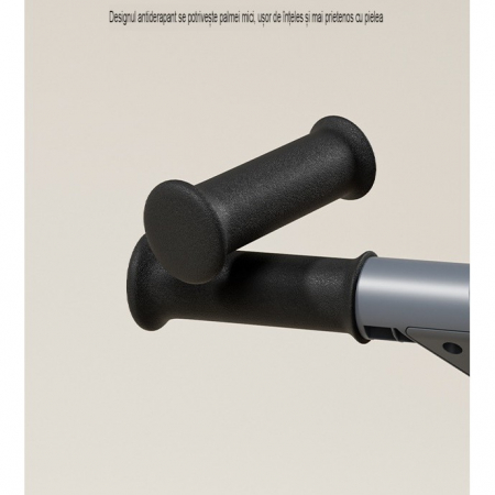 Tricicleta pentru Copii, Flippy, Exercitiu de Echilibru, pentru 1-6 Ani, Functie de Lumini si Sunete, cu Pedale, din Plastic, Roti Gonflabile, Greutate Portanta 60 kg, 57 x 36 x 47 cm, Gri [4]