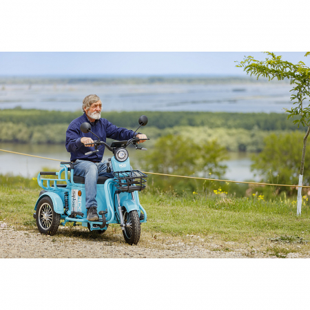 Triciclu Electric RDB SINOE PRO, fara permis, 1160W, 25km/h, autonomie 55 km, 60V, 20Ah [1]