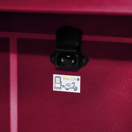 Triciclu electric 1000 W, Voltarom APT4 Fara permis, 60V, 20Ah, 25 Km/h, Rosu, Autonomie 41Km [9]