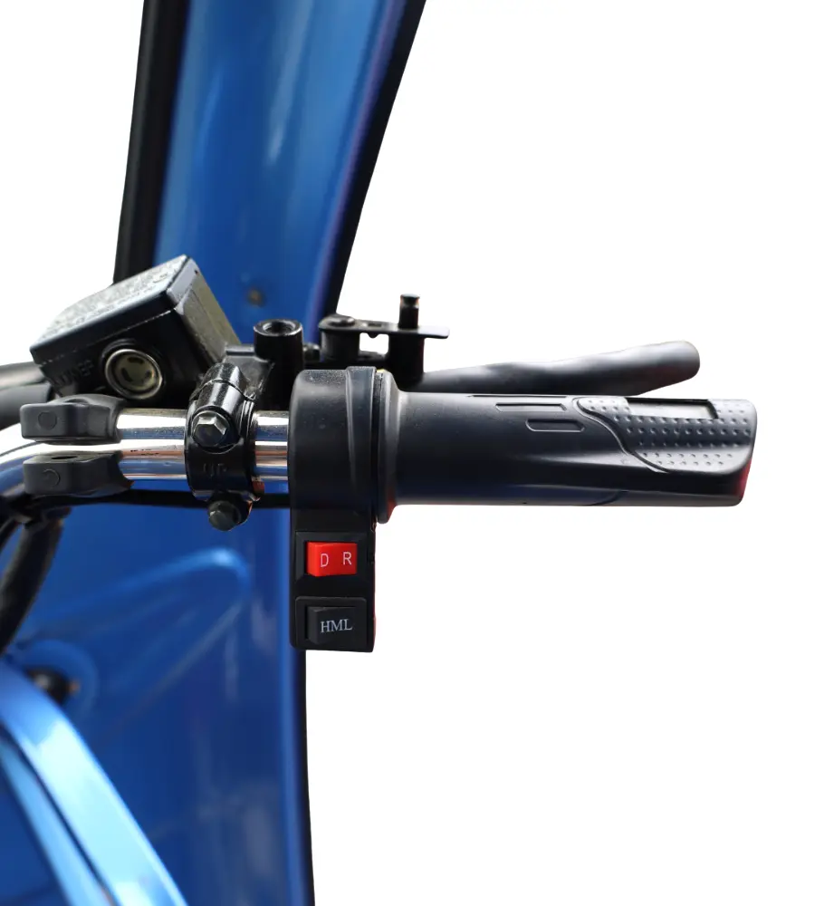 Triciclu electric AMR Dump cu cabina, basculabil la buton, 2000 W, 72V 58Ah , fara permis, autonomie 60 km [8]