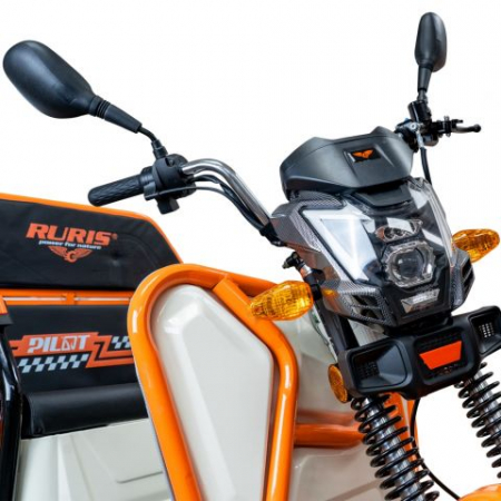 Triciclu Electric Cargo Ruris Pilot 3110A, 2000 W, autonomie 80 km, fara permis [9]