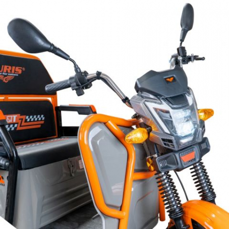 Triciclu Electric Cargo Ruris Pilot 3110G, 2000 W, autonomie 80 km, fara permis [8]