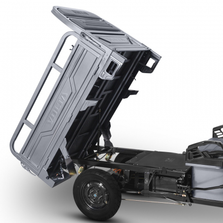 Triciclu Electric, FARA Permis, Motor 3900W, Voltarom Hercules VT5, Tuk Tuk, 72V, 45Ah, pana la 70km autonomie, Gri [6]