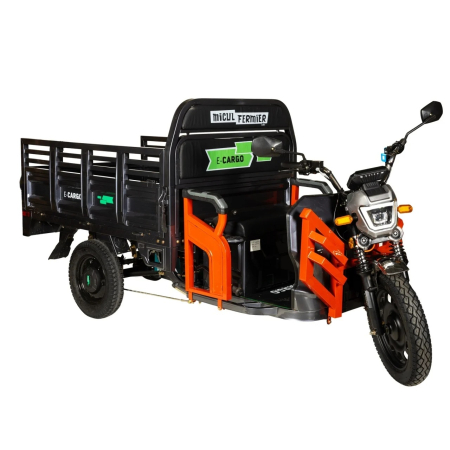 Vehicule electrice - Triciclu electric Micul Fermier E-Cargo, 1500W, 58Ah, 72V