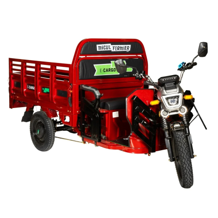 Vehicule electrice - Triciclu electric Micul Fermier E-Cargo, 1500W, 58Ah, 72V